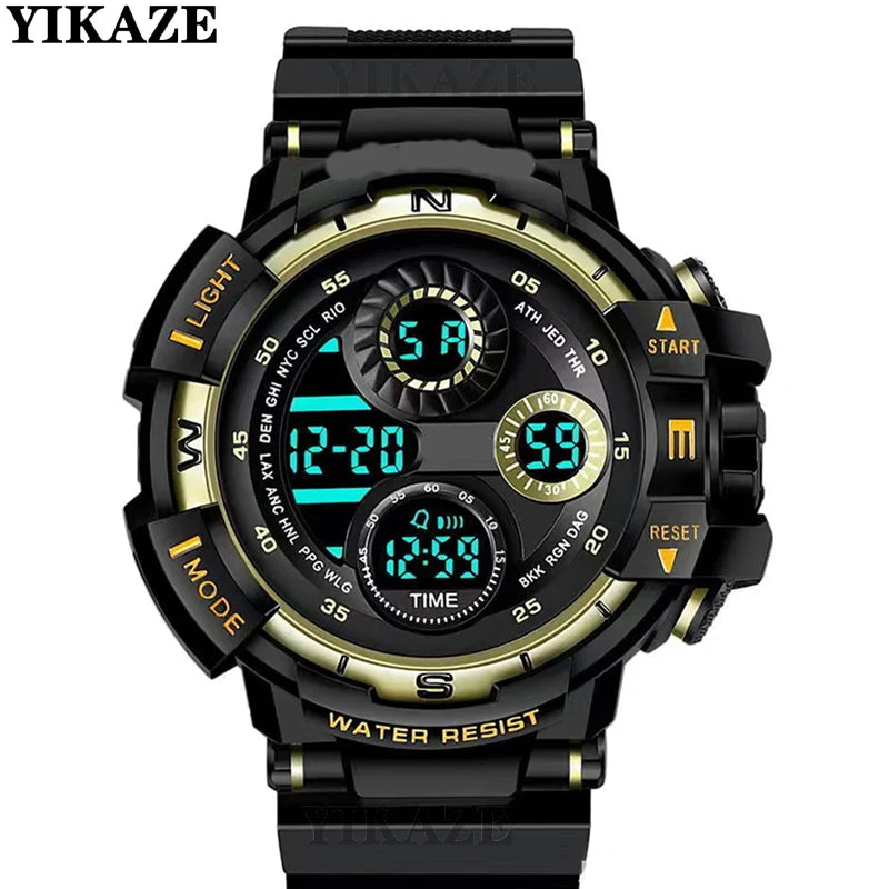 Military Digital Watch for Men Outdoor Men's Sports Watches Clock Waterproof Luminous Chronograph Student Electronic Wristwatch