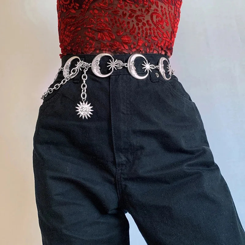 Fashion Chain Belt For Women Metal Waist Chain Designer Luxury Brand Female Dress Jeans Decoration Waistband