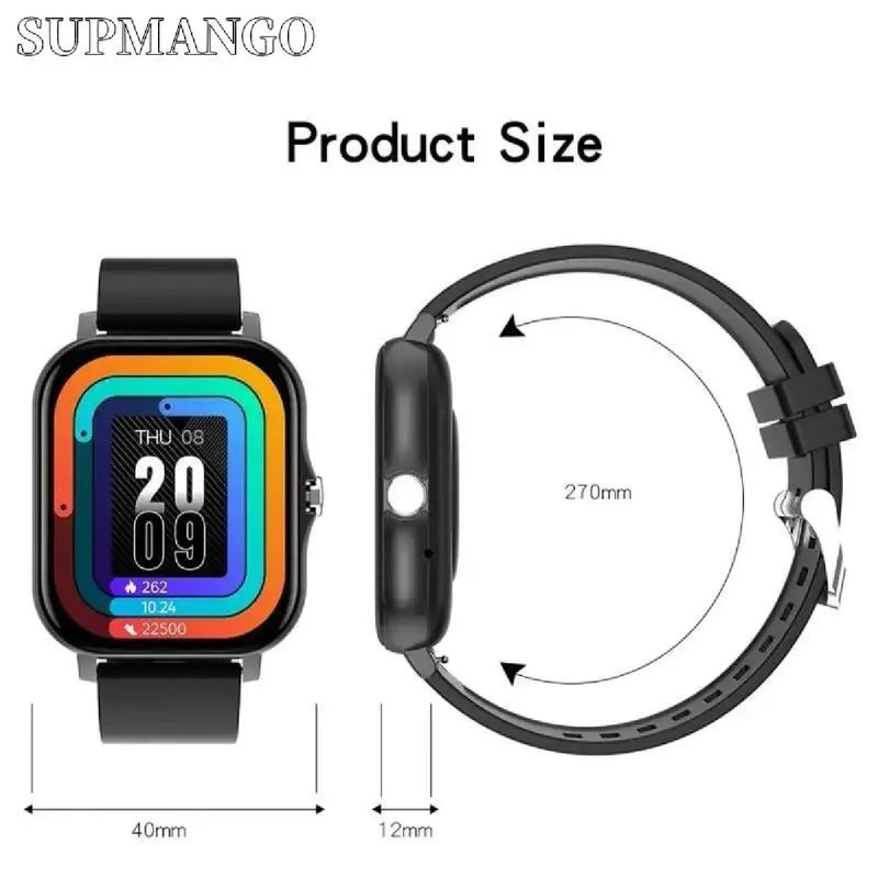 2024 Smart Watch For Men Women Gift Full Touch Screen Sports Fitness Watches Bluetooth Calls Digital Smartwatch Wristwatch