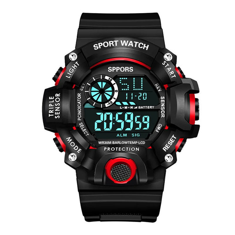 Military Digital Watch for Men Outdoor Men's Sports Watches Clock Waterproof Luminous Chronograph Student Electronic Wristwatch