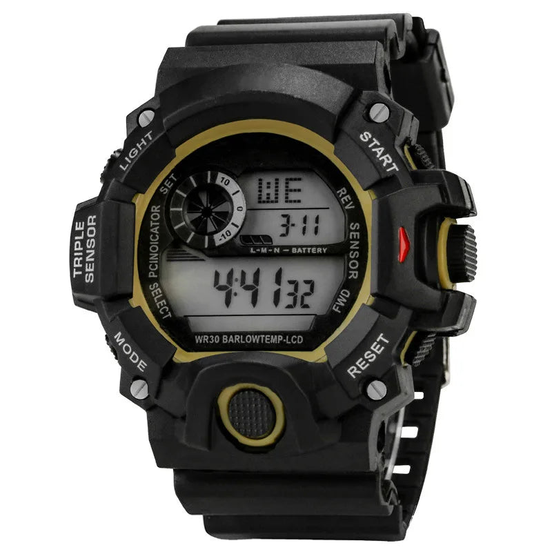 Military Digital Watch for Men Outdoor Men's Sports Watches Clock Waterproof Luminous Chronograph Student Electronic Wristwatch