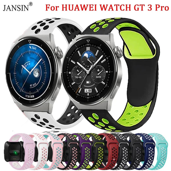 Silicone Band For HUAWEI WATCH GT 3 Pro 43mm 46mm Strap Men Women Bracelet Sport Watchband For Huawei Watch GT3 Pro 43 46 Bands