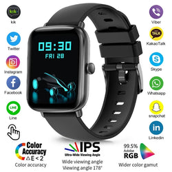 2024 New Bluetooth Heart Rate Monitor Smart Watch Men Full Touch Dial Call Fitness Tracker IP67 Waterproof Smartwatch Men women